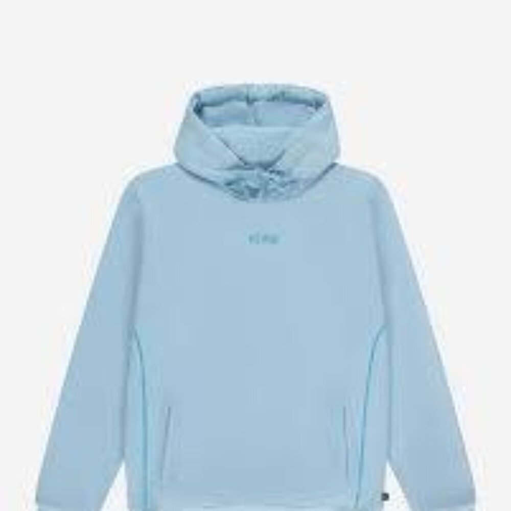 RARE/ STEPNEY HOODIE BY KING APPAREL MEN'S COLOR SKY SIZE MEDIUM 100% COTTON NWT